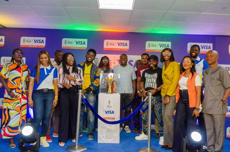Visa thrills football fans with 2023 AFCON trophy in Nigeria