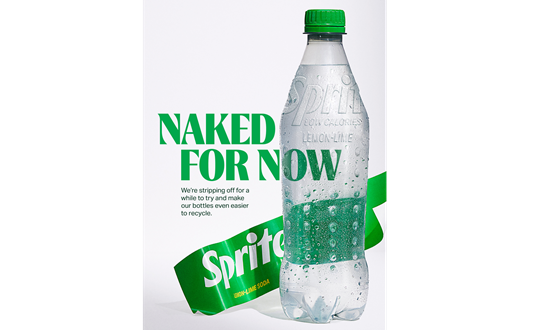 Sprite Bottle without label