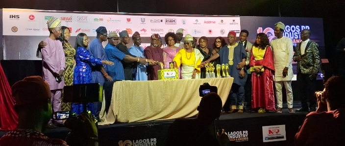 The Lagos State Chapter of the Nigeria Institute of Public Relations (NIPR) on Friday hosted a spectacular 10th edition of the Lagos Public Relations Industry Gala and Awards (LaPRIGA 2025) at the MUSON Centre, Onikan, Lagos, marking a decade of celebrating excellence, innovation and professionalism in Nigeria’s public relations industry.
